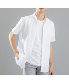 【ジョゼフ オム/JOSEPH HOMME / MEN】のシガーカッタージャガード ウイングカラー半袖シャツ ホワイト系|ID: prp329100004583612 ipo3291000000033629488