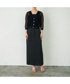 【グレース コンチネンタル/GRACE CONTINENTAL】のメッシュニットカーディガン ブラック|ID: prp329100004583623 ipo3291000000034253023