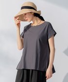 【自由区/JIYU-KU】の【WEB限定】【UVケア・吸汗速乾・洗える・XSサイズあり】ファンクショナルツイストジャージー カットソー グレー系|ID: prp329100004583631 ipo3291000000032665516