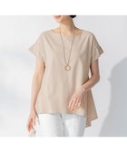 【自由区/JIYU-KU】の【WEB限定】【UVケア・吸汗速乾・洗える・XSサイズあり】ファンクショナルツイストジャージー カットソー ベージュ系|ID: prp329100004583631 ipo3291000000032665517
