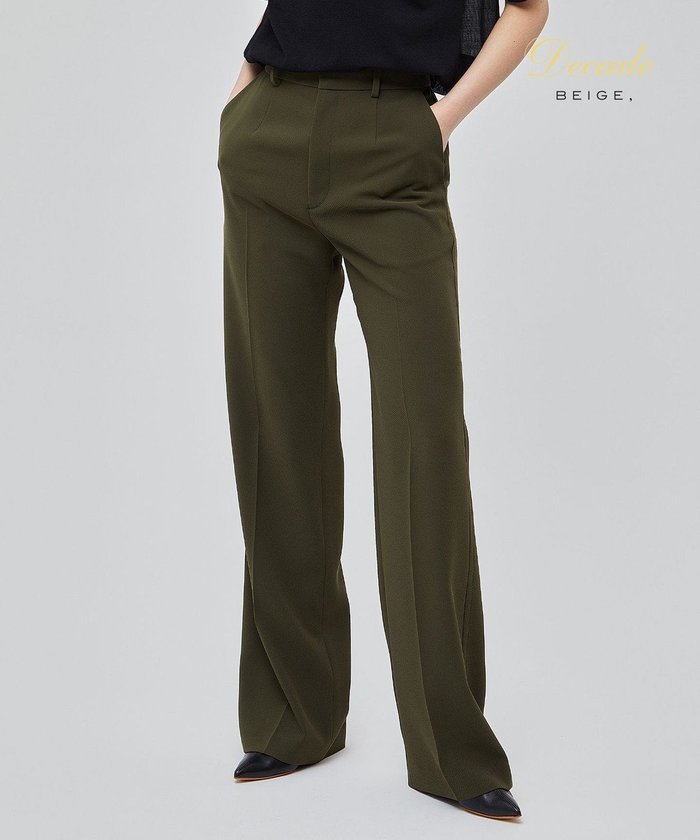 【ベイジ,/BEIGE,】の【洗える】ALAINA / ワイドストレートパンツ インテリア・キッズ・メンズ・レディースファッション・服の通販 founy(ファニー) https://founy.com/ ファッション Fashion レディースファッション Fashion for Women パンツ Pants & Trousers シンプル Simple, Minimal ジャケット Jacket, Outerwear ストレッチ Stretch, Stretchy Fabric ストレート Straight, Straight Cut セットアップ Set-Up, Coordinated Outfit マニッシュ Mannish, Boyish ワイド Wide, Wide Fit エレガント 上品 Elegant ビジネス 仕事 通勤 Business / Work / Commuting 夏 Summer S/S・春夏 SS, Spring/Summer, Warm Season 洗える Machine Washable A/W・秋冬 Autumn/Winter |ID: prp329100004583641 ipo3291000000033641253