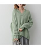 【23区/NIJYUSANKU】の【GLOW11月号掲載】ヘアリーラメリリー バルキー ニット スモーキーグリーン系|ID: prp329100004583738 ipo3291000000032546463