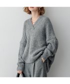 【23区/NIJYUSANKU】の【GLOW11月号掲載】ヘアリーラメリリー バルキー ニット ライトグレー系|ID: prp329100004583738 ipo3291000000032546464
