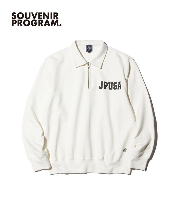 【ジェイ プレス/J.PRESS / MEN】の【J.PRESS ORIGINALS】Supima Recycle French Terry Logo Sweat Zip-Shirts インテリア・キッズ・メンズ・レディースファッション・服の通販 founy(ファニー) https://founy.com/ ファッション Fashion レディースファッション Ladies' Fashion Online トップス・カットソー Tops/Tshirt シャツ/ブラウス Shirts/Blouses パーカ Sweats スウェット Sweat アメリカン American クラシック Classic スウェット Sweat スーピマ Supima トレンド Trend フロント Front プリント Print ミリタリー Military リラックス Relax A/W・秋冬 Aw・Autumn/Winter・Fw・Fall-Winter S/S・春夏 Ss・Spring/Summer 夏 Summer |ID: prp329100004583747 ipo3291000000032490003
