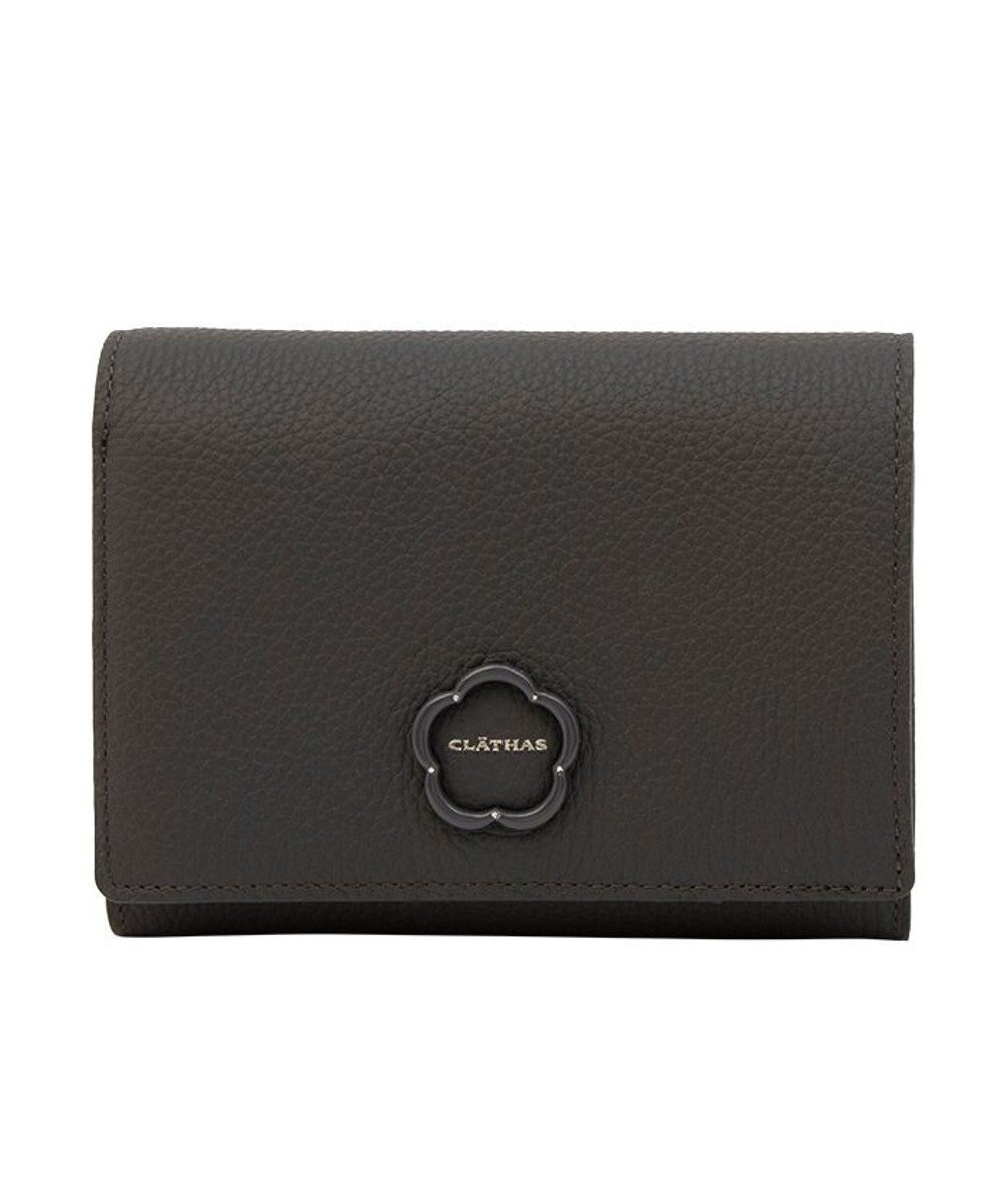 【クレイサス/CLATHAS】のブルトン 二つ折り財布(カード収納枚数増) インテリア・キッズ・メンズ・レディースファッション・服の通販 founy(ファニー) 　ファッション　Fashion　レディースファッション　Ladies' Fashion Online　財布　Wallets　ワンポイント　One Point　財布　Wallet　ダークグレー|ID: prp329100004583796 ipo3291000000032490844