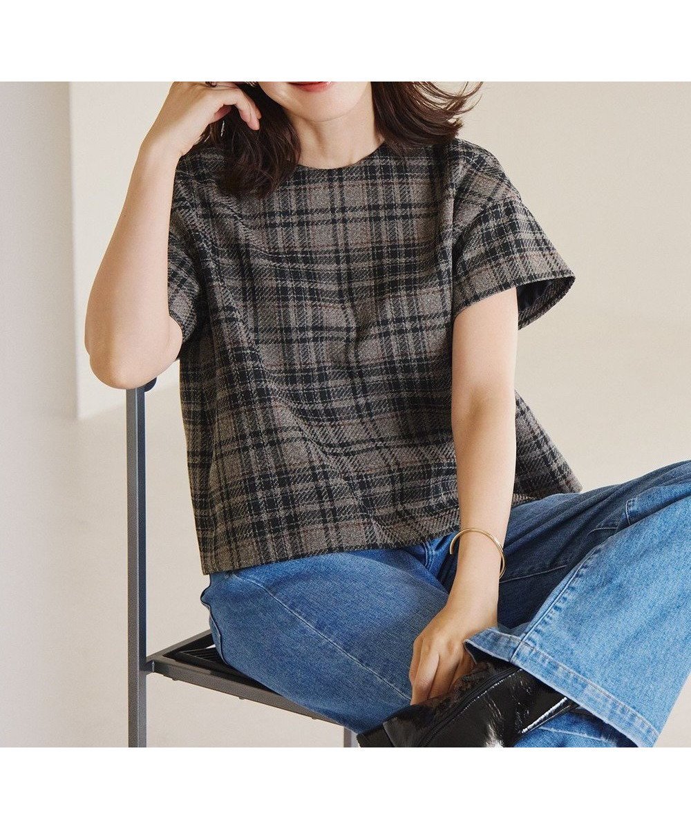 【23区/NIJYUSANKU】の【洗える】ツイーディーエトワール ブラウス 人気、トレンドファッション・服の通販 founy(ファニー) 　ファッション　Fashion　レディースファッション　Ladies' Fashion Online　トップス・カットソー　Tops/Tshirt　シャツ/ブラウス　Shirts/Blouses　2024年　2024　2024-2025秋冬・A/W　Aw/Autumn/Winter/Fw/Fall/2024-2025　冬　Winter　コンパクト　Compact　シンプル　Simple　セットアップ　Set Up　センター　Center　チェック　Check　トリプル　Triple　トレンド　Trend　ボトム　Bottom　洗える　Washable　秋　Autumn/Fall　A/W・秋冬　Aw・Autumn/Winter・Fw・Fall-Winter　 other-1|ID: prp329100004583842 ipo3291000000032542573