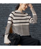 【自由区/JIYU-KU】の【スタイリストコラボ・洗える】ウールミラノボーダー ニット ベージュ×ブラック|ID: prp329100004583846 ipo3291000000033591216