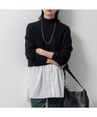 【23区/NIJYUSANKU】の【洗える】レイヤードコンビ ニット 人気、トレンドファッション・服の通販 founy(ファニー) ファッション Fashion レディースファッション Ladies' Fashion Online トップス・カットソー Tops/Tshirt ニット Knit Tops 2024年 2024 2024-2025秋冬・A/W Aw/Autumn/Winter/Fw/Fall/2024-2025 冬 Winter なめらか Smooth インナー Inner ストレッチ Stretch セーター Sweater トレンド Trend 洗える Washable 畦 Ridge A/W・秋冬 Aw・Autumn/Winter・Fw・Fall-Winter thumbnail ブラック系|ID: prp329100004583869 ipo3291000000032557083