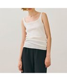 【ベイジ,/BEIGE,】の【BEIGE,ecru/WEB限定・洗える】RIB TOPS / コットンシルクリブキャミソール White|ID: prp329100004583903 ipo3291000000032978198