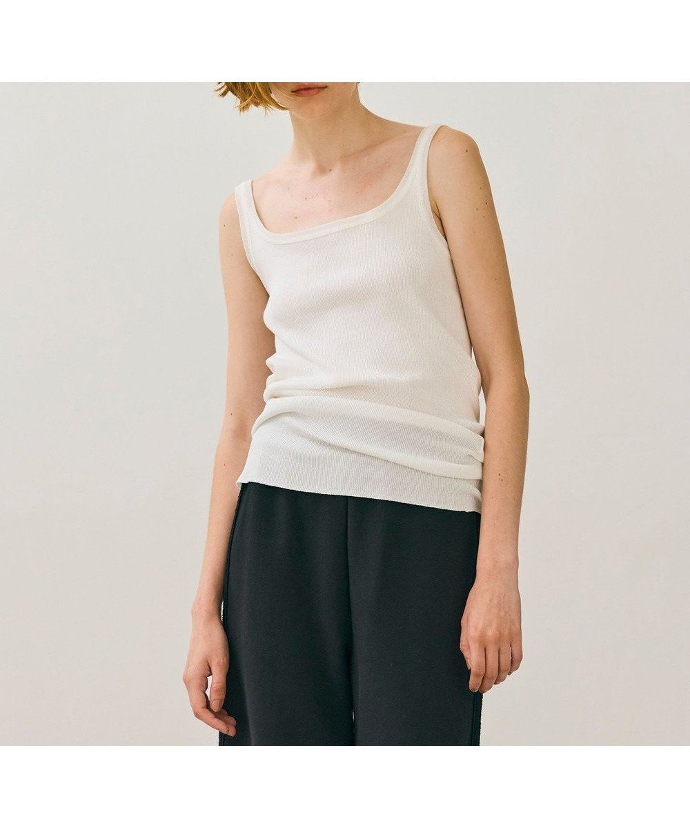 【ベイジ,/BEIGE,】の【BEIGE,ecru/WEB限定・洗える】RIB TOPS / コットンシルクリブキャミソール インテリア・キッズ・メンズ・レディースファッション・服の通販 founy(ファニー) 　ファッション　Fashion　レディースファッション　Fashion for Women　トップス・カットソー　Cut & Sew Tops　キャミソール&ノースリーブ　Camisoles & Sleeveless Tops　キャミソール　Camisole, Spaghetti Strap Top　夏　Summer　S/S・春夏　SS, Spring/Summer, Warm Season　洗える　Machine Washable　A/W・秋冬　Autumn/Winter　White|ID: prp329100004583903 ipo3291000000032978198