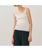 【ベイジ,/BEIGE,】の【BEIGE,ecru/WEB限定・洗える】RIB TOPS / コットンシルクリブキャミソール White|ID: prp329100004583903 ipo3291000000033247672