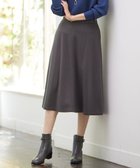 【ジェイ プレス/J.PRESS】の【洗える】セルロースリバー スカート グレー系|ID: prp329100004583911 ipo3291000000033630407