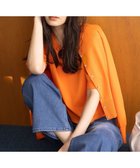 【組曲/KUMIKYOKU】の【UVケア・接触冷感】MINA ニットカーディガン オレンジ系|ID: prp329100004583970 ipo3291000000034311299