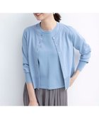 【組曲/KUMIKYOKU】の【UVケア・接触冷感】MINA ニットカーディガン サックス系|ID: prp329100004583970 ipo3291000000034311306