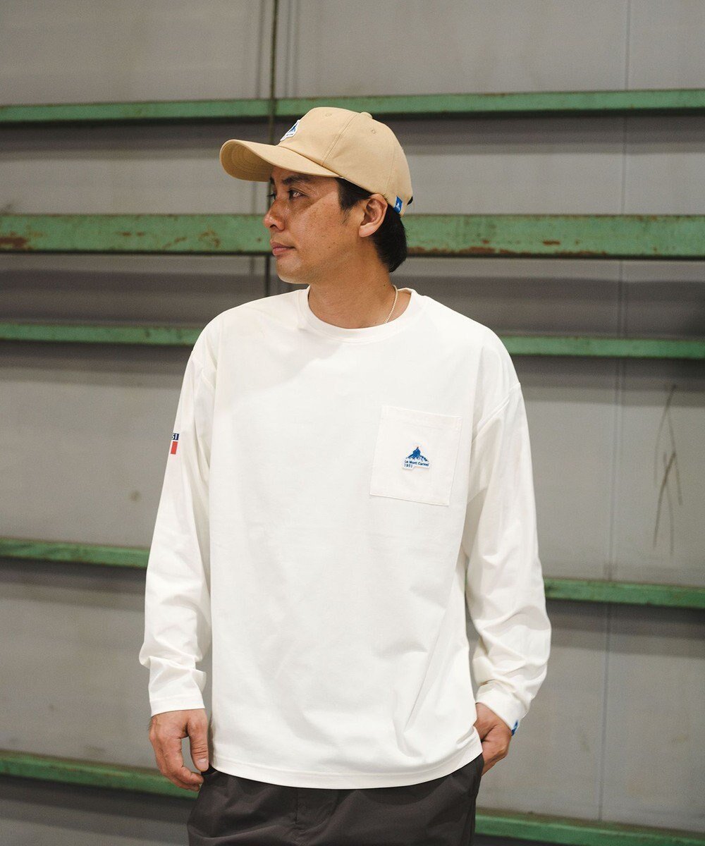 【シェアパーク/SHARE PARK / MEN】の【UVケア・吸水速乾・ストレッチ・軽量 】エンブレムTシャツ(L・XLサイズ) インテリア・キッズ・メンズ・レディースファッション・服の通販 founy(ファニー) 　ファッション　Fashion　レディースファッション　Fashion for Women　トップス・カットソー　Cut & Sew Tops　シャツ・ブラウス・オフィスカジュアル　Elegant Blouses & Button-Ups　ロングTシャツ・Tシャツ　Longline T-Shirts & Tees　カットソー・ベーシックTシャツ　Cut-and-Sewn Tops / Stretch Tees & Basics　カットソー　Cut and Sewn Top　吸水　Absorbent, Quick-Dry　軽量　Lightweight, Ultra Light　シンプル　Simple, Minimal　ストレッチ　Stretch, Stretchy Fabric　フランス　France, French　プリント　Print, Printed Pattern　ベーシック　Basic, Essential　ポケット　Pocket, Pocket Detail　リラックス　Relax, Relaxed Fit　ワーク　Workwear, Utility Style　A/W・秋冬　Autumn/Winter　再入荷　Restock / Back in Stock　ホワイト系|ID: prp329100004584023 ipo3291000000033429213