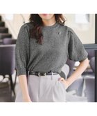 【ティアクラッセ/Tiaclasse】の【洗える】ラメニットトップス ブラック|ID: prp329100004584037 ipo3291000000032559751