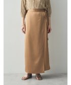 【イェッカ ヴェッカ/YECCA VECCA】のラップ風サテンロングスカート Camel|ID: prp329100004584094 ipo3291000000032495653