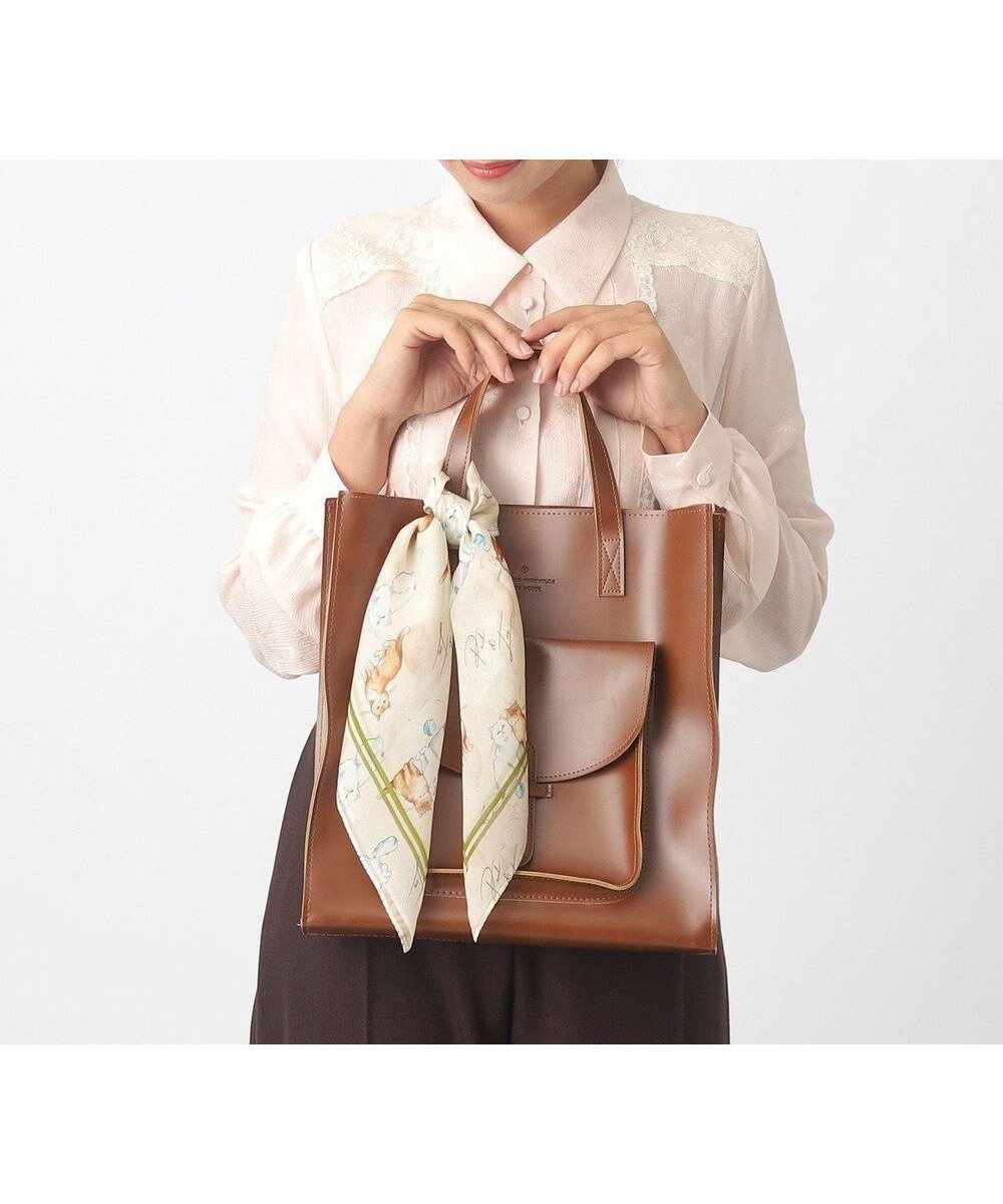 【ムーンバット/MOONBAT】の【WEB限定】PAUL JOE ACCESSOIRES シルクシフォンスカーフ 58×58cm インテリア・キッズ・メンズ・レディースファッション・服の通販 founy(ファニー) ファッション Fashion レディースファッション Fashion for Women アニマル Animal Print 春 Spring コレクション Collection, Seasonal Line シフォン Chiffon, Lightweight Fabric シルク Silk, 100% Silk スカーフ Scarf, Neckwear バンダナ Bandana, Head Scarf パターン Pattern, Design Print フラワー Flower, Floral モチーフ Motif, Design Theme A/W・秋冬 Autumn/Winter S/S・春夏 SS, Spring/Summer, Warm Season 夏 Summer ベージュ|ID: prp329100004584102 ipo3291000000033677033