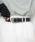 【ウィゴー/WEGO】のビジューワイドベルト ブラック|ID: prp329100004584255 ipo3291000000034310330