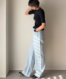 【ウォードブルー/WOADBLUE】のSALUU サルー /デニムパンツ アイスブルー 人気、トレンドファッション・服の通販 founy(ファニー) ファッション Fashion レディースファッション Fashion for Women パンツ Pants & Trousers デニムパンツ・ジーンズ・美脚デニム Denim Jeans & Pants 春 Spring ストレッチ Stretch, Stretchy Fabric ダメージ Distressed, Destroyed デニム Denim, Jeans Material パターン Pattern, Design Print ファブリック Fabric, Textile フィット Fit, Slim Fit ブリーチ Bleach, Washed Finish ユーズド Used, Vintage-Look リラックス Relax, Relaxed Fit ルーズ Loose, Oversized A/W・秋冬 Autumn/Winter S/S・春夏 SS, Spring/Summer, Warm Season 夏 Summer エレガント 上品 Elegant |ID:prp329100004584298