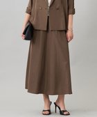 【アイシービー/iCB】の【先行予約・洗える】シルクエステルタフタ フレアスカート カーキ系|ID: prp329100004584309 ipo3291000000032498660