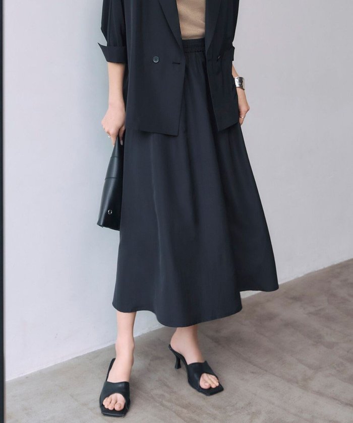 【アイシービー/iCB】の【UVケア・速乾・洗える】シルクエステルタフタ フレアスカート インテリア・キッズ・メンズ・レディースファッション・服の通販 founy(ファニー) https://founy.com/ ファッション Fashion レディースファッション Fashion for Women スカート Skirts Aライン・フレアスカート A-Line & Flared Skirts 洗える Machine Washable シルク Silk, 100% Silk ジャケット Jacket, Outerwear セットアップ Set-Up, Coordinated Outfit タフタ Taffeta, Structured Fabric フレア Flare, Flared ワイド Wide, Wide Fit A/W・秋冬 Autumn/Winter おすすめ Recommended / Our Picks エレガント 上品 Elegant 2025年 2025 2025-2026秋冬・A/W Autumn/Winter 2025–26 AW25–26 |ID: prp329100004584309 ipo3291000000035725450