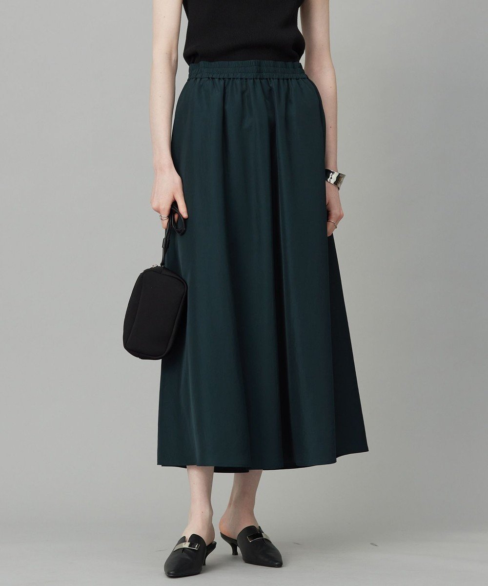 【アイシービー/iCB】の【UVケア・速乾・洗える】シルクエステルタフタ フレアスカート インテリア・キッズ・メンズ・レディースファッション・服の通販 founy(ファニー) 　ファッション　Fashion　レディースファッション　Fashion for Women　スカート　Skirts　Aライン・フレアスカート　A-Line & Flared Skirts　洗える　Machine Washable　シルク　Silk, 100% Silk　ジャケット　Jacket, Outerwear　セットアップ　Set-Up, Coordinated Outfit　タフタ　Taffeta, Structured Fabric　フレア　Flare, Flared　ワイド　Wide, Wide Fit　A/W・秋冬　Autumn/Winter　おすすめ　Recommended / Our Picks　エレガント 上品　Elegant　2025年　2025　2025-2026秋冬・A/W　Autumn/Winter 2025–26 AW25–26　ディープパイン系|ID: prp329100004584309 ipo3291000000035725458