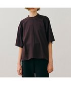 【ベイジ,/BEIGE,】の【BEIGE,ecru/WEB限定・洗える】JERSEY STITCH / コットンハーフスリーブトップス Bordeaux|ID: prp329100004584331 ipo3291000000032676738