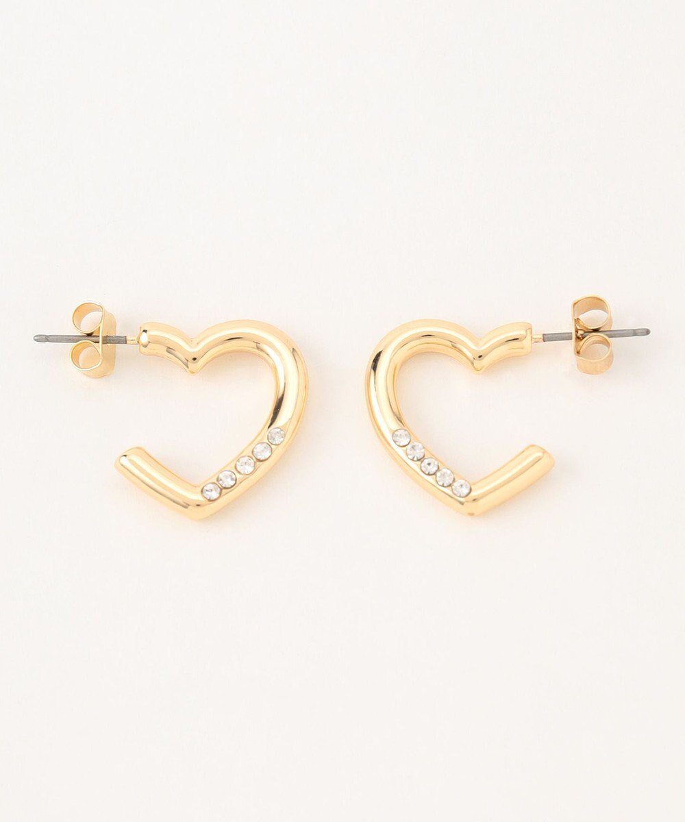 【組曲/KUMIKYOKU】のストーンラインハートピアス 人気、トレンドファッション・服の通販 founy(ファニー) 　ファッション　Fashion　レディースファッション　Fashion for Women　アクセサリー　Fashion Accessories　ストーン　Stone, Gem-Like　A/W・秋冬　Autumn/Winter　 other-1|ID: prp329100004584333 ipo3291000000033553939