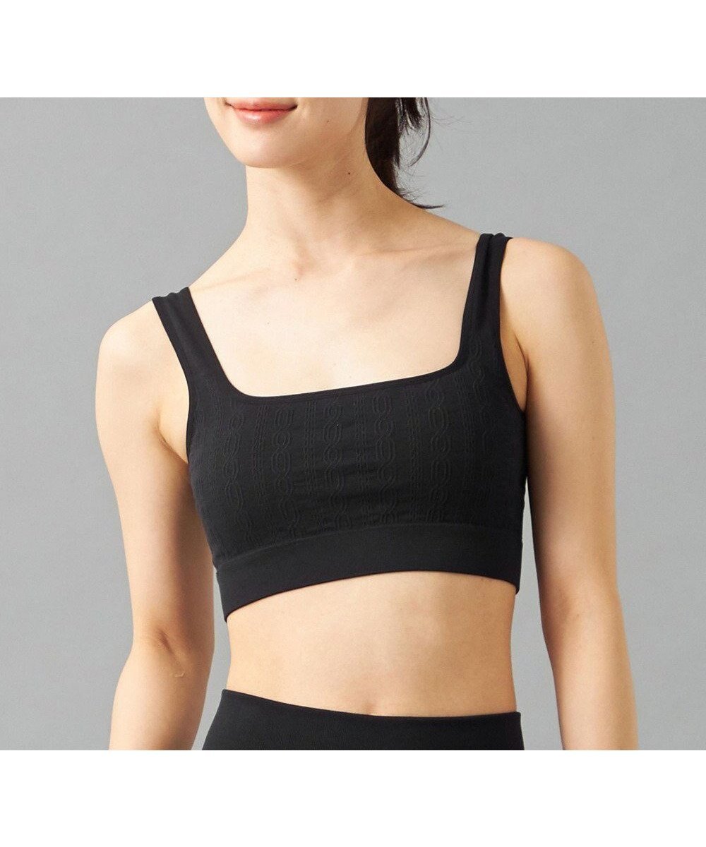 【チャコット/Chacott】のChacott BALANCE ケーブルニットブラトップ 人気、トレンドファッション・服の通販 founy(ファニー) 　ファッション　Fashion　レディースファッション　Fashion for Women　トップス・カットソー　Cut & Sew Tops　ニット　Knit Tops & Sweaters　シンプル　Simple, Minimal　ストレッチ　Stretch, Stretchy Fabric　パターン　Pattern, Design Print　フィット　Fit, Slim Fit　 other-1|ID: prp329100004584340 ipo3291000000032498969