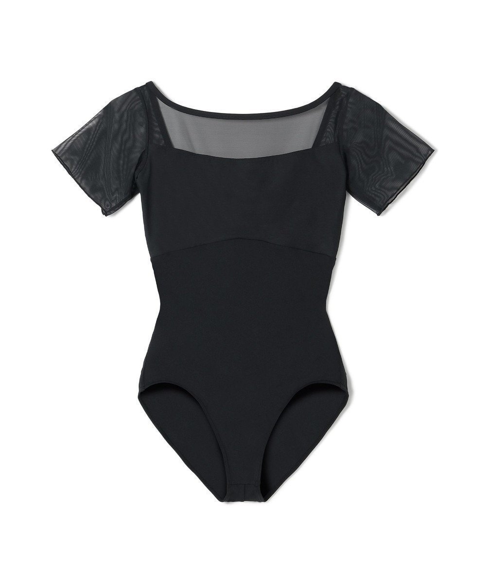 【チャコット/Chacott】のハーフスリーブレオタード インテリア・キッズ・メンズ・レディースファッション・服の通販 founy(ファニー) 　ファッション　Fashion　レディースファッション　Fashion for Women　エレガント 上品　Elegant　カッティング　Cutting Detail　ベビー　Baby, Babywear　ヨーク　Yoke, Yoke Design　ブラック|ID: prp329100004584359 ipo3291000000033656431