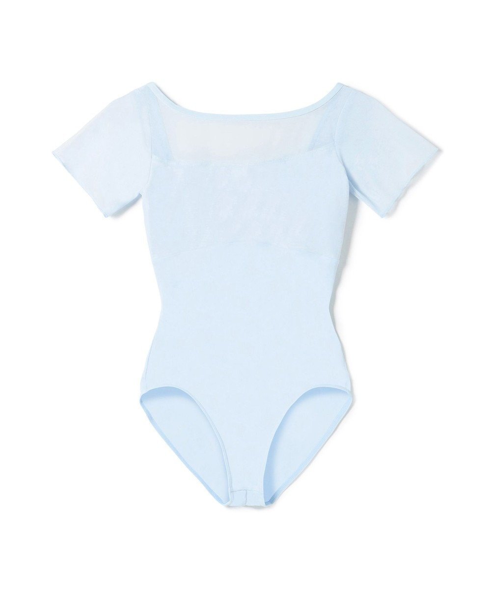 【チャコット/Chacott】のハーフスリーブレオタード インテリア・キッズ・メンズ・レディースファッション・服の通販 founy(ファニー) 　ファッション　Fashion　レディースファッション　Fashion for Women　エレガント 上品　Elegant　カッティング　Cutting Detail　ベビー　Baby, Babywear　ヨーク　Yoke, Yoke Design　ベビーブルー|ID: prp329100004584359 ipo3291000000033656432