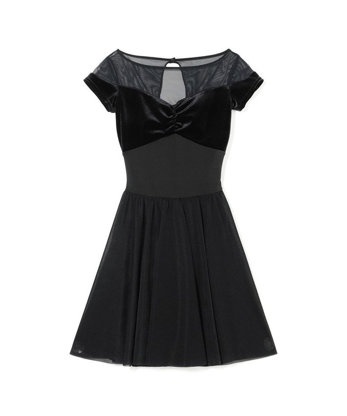 【チャコット/Chacott】のスカート付レオタード インテリア・キッズ・メンズ・レディースファッション・服の通販 founy(ファニー) https://founy.com/ ファッション Fashion レディースファッション Fashion for Women スカート Skirts ストレッチ Stretch, Stretchy Fabric チュール Tulip, Tulip Motif デコルテ Décolleté, Neckline ベロア Velour, Soft Velvet 吸水 Absorbent, Quick-Dry |ID: prp329100004584372 ipo3291000000035736542