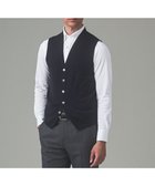 【五大陸/gotairiku / MEN】の体温調整に【洗える/チクチクしにくい/ピリングしにくい】イタリア糸 ハイゲージ ベスト_WOOL100% ネイビー系|ID: prp329100004584445 ipo3291000000034198640