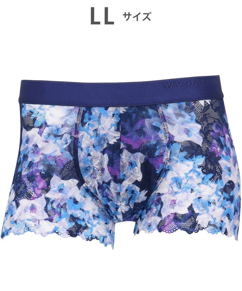 【ワコール/Wacoal / MEN】のWACOAL MEN 【レースボクサー】 ボクサーパンツ フロント快適グラマラス 通気性 スカラ始末(裾部分) 前閉じ レース 下着 メンズ WT3826 /ワコールメン 人気、トレンドファッション・服の通販 founy(ファニー) 　ファッション　Fashion　メンズファッション　Fashion for Men　ボトムス　Bottoms　アンダー　Underwear Essentials　グラデーション　Gradient, Ombre　フロント　Front, Front Design　プリント　Print, Printed Pattern　メンズ　Men's, Menswear　モチーフ　Motif, Design Theme　レース　Lace, Lace Fabric　 other-1|ID: prp329100004584460 ipo3291000000033653767