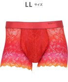 【ワコール/Wacoal / MEN】のWACOAL MEN 【レースボクサー】 ボクサーパンツ フロント快適グラマラス 通気性 スカラ始末(裾部分) 前閉じ レース 下着 メンズ WT3826 /ワコールメン オレンジ|ID: prp329100004584460 ipo3291000000035093593