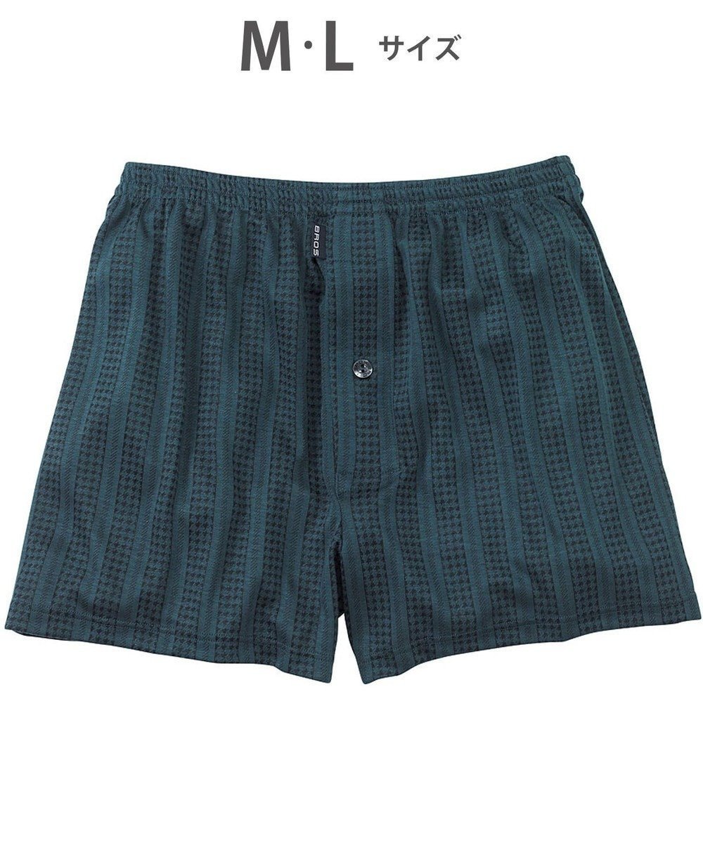 【ワコール/Wacoal / MEN】のトランクス 天然由来繊維(混) しっとりなめらかな肌ざわり ニット素材 前開き GT7802 /ブロス バイ ワコールメン インテリア・キッズ・メンズ・レディースファッション・服の通販 founy(ファニー) 　ファッション　Fashion　メンズファッション　Men's Style Online　なめらか　Smooth　アンダー　Under　ストライプ　Stripe　ミックス　Mix　オリーブ|ID: prp329100004584465 ipo3291000000032575167