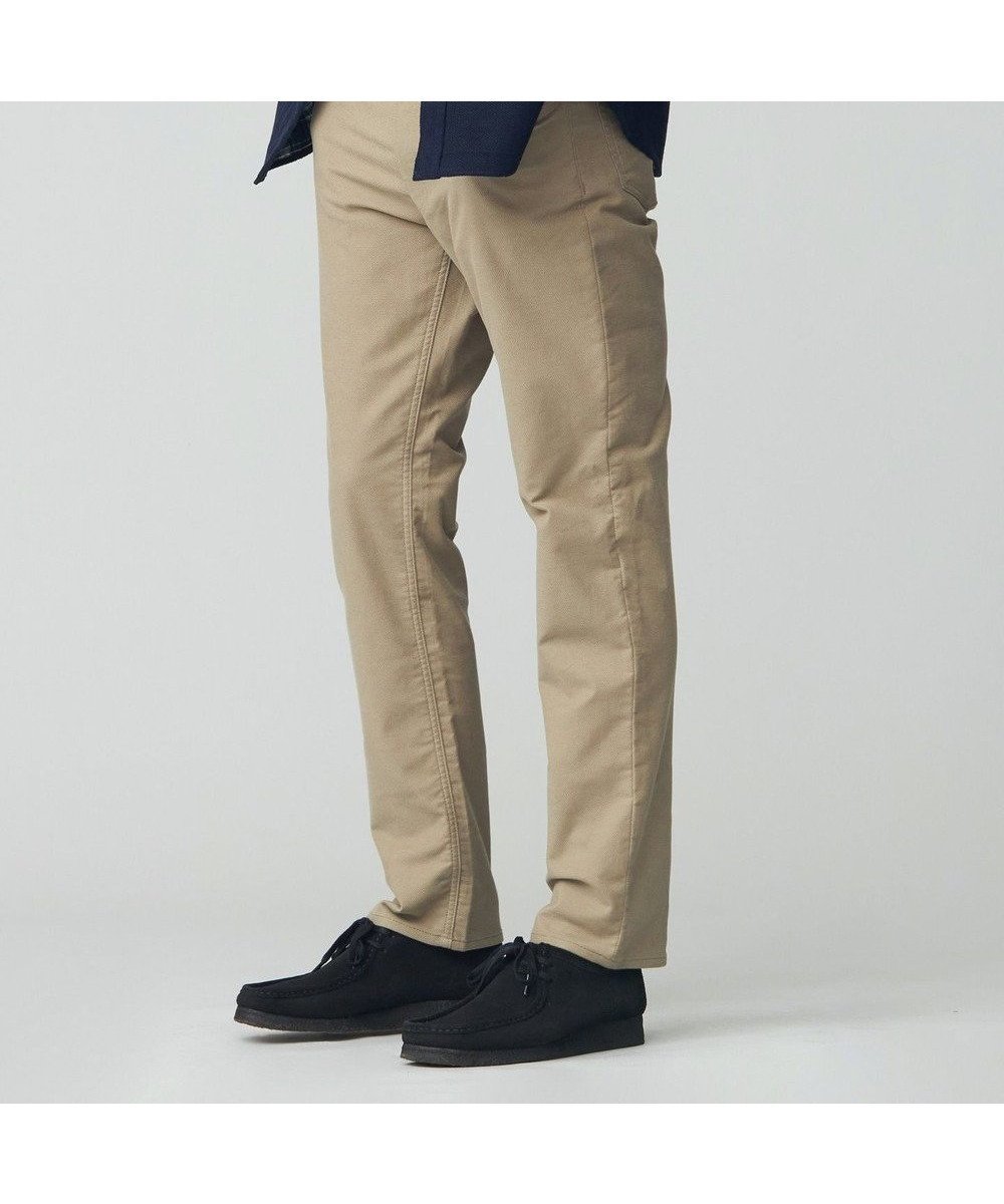 【ジェイ プレス/J.PRESS / MEN】のドビーストレッチ起毛パンツ インテリア・キッズ・メンズ・レディースファッション・服の通販 founy(ファニー) 　ファッション　Fashion　メンズファッション　Fashion for Men　ボトムス　Bottoms　ジャケット　Jacket, Outerwear　ストレッチ　Stretch, Stretchy Fabric　スラックス　Slacks, Dress Pants　スリム　Slim, Slim Fit　チェーン　Chain, Chain Strap　パッチ　Patch, Appliqué　ポケット　Pocket, Pocket Detail　A/W・秋冬　Autumn/Winter　S/S・春夏　SS, Spring/Summer, Warm Season　夏　Summer　ベージュ系|ID: prp329100004584472 ipo3291000000032685707