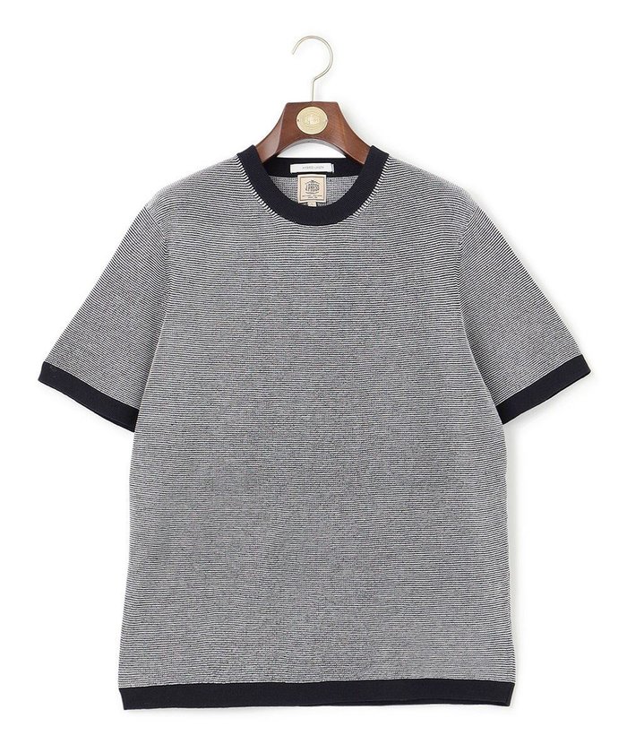 【ジェイ プレス/J.PRESS / MEN】の【HYBRID LINEN】ニットTシャツ インテリア・キッズ・メンズ・レディースファッション・服の通販 founy(ファニー) https://founy.com/ ファッション Fashion メンズファッション Fashion for Men トップス・カットソー Cut & Sew Tops ニット・セーター / 定番トップス Knit Tops & Sweaters メンズシャツ Shirts オーガニック Organic Cotton 春 Spring カットソー Cut and Sewn Top フィット Fit, Slim Fit フランス France, French ボーダー Border, Stripe リネン Linen, Linen Fabric レギュラー Regular, Standard Fit S/S・春夏 SS, Spring/Summer, Warm Season おすすめ Recommended / Our Picks 夏 Summer |ID: prp329100004584474 ipo3291000000032757640