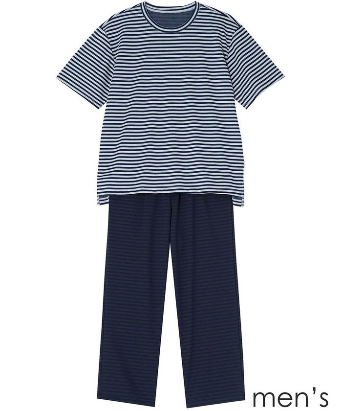 【ワコール 睡眠科学/wacoal suimin / MEN】の【メンズパジャマ】 5分袖 9分丈 肌のべとつきを軽減 吸汗速乾性 睡眠科学/ワコール YGT141 インテリア・キッズ・メンズ・レディースファッション・服の通販 founy(ファニー) https://founy.com/ ファッション Fashion メンズファッション MEN おすすめ Recommend パジャマ Pajamas メンズ Mens 夏 Summer |ID: prp329100004584484 ipo3291000000032500251