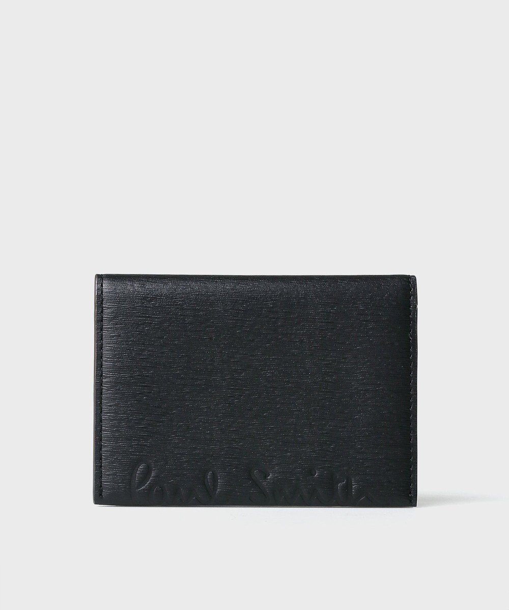 【ポールスミス/Paul Smith / MEN】のクロップドロゴ パスケース インテリア・キッズ・メンズ・レディースファッション・服の通販 founy(ファニー) 　ファッション　Fashion　メンズファッション　Men's Style Online　財布　Wallet　プリント　Print　メンズ　Mens　ブラック|ID: prp329100004584486 ipo3291000000032500264