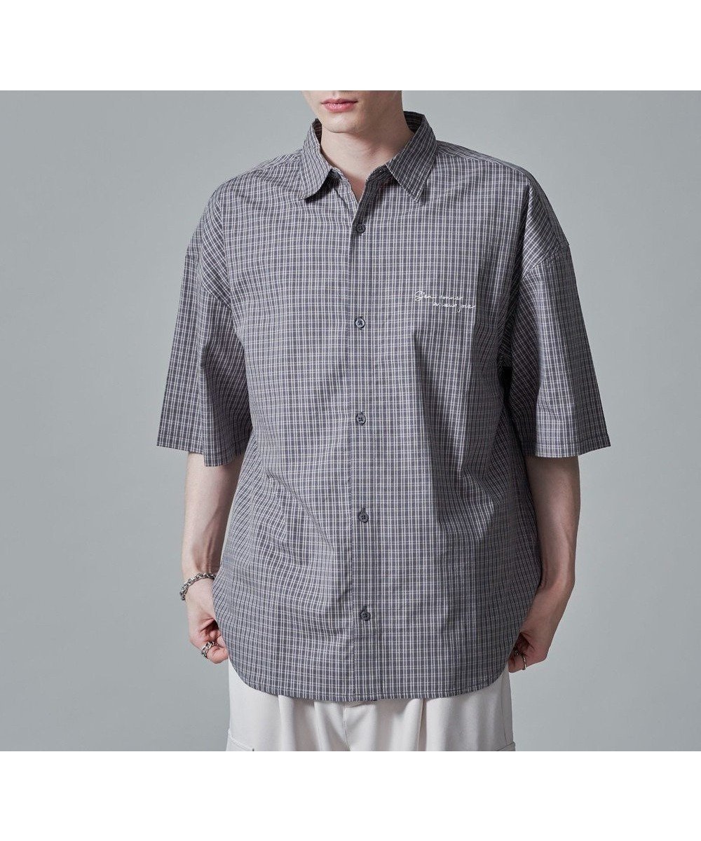 【ウィゴー/WEGO / MEN】のワンポイントチェックシャツ(SS) インテリア・キッズ・メンズ・レディースファッション・服の通販 founy(ファニー) 　ファッション　Fashion　メンズファッション　Men's Style Online　トップス・カットソー　Tops/Tshirt/Men　シャツ　Shirts　春　Spring　シンプル　Simple　スマホ　Smartphone　スラックス　Slacks　タンク　Tank　チェック　Check　トレンド　Trend　フレア　Flare　半袖　Short Sleeve　ワンポイント　One Point　S/S・春夏　Ss・Spring/Summer　再入荷　Restock/Back In Stock/Re Arrival　プチプライス・低価格　Affordable　おすすめ　Recommend　夏　Summer　柄2|ID: prp329100004584494 ipo3291000000032500340