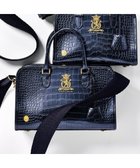 【アクセソワドゥマドモワゼルジャップ/A.D.M.J】の【牛革】クロコ型押しヘリ巻きボストン28cm 人気、トレンドファッション・服の通販 founy(ファニー) ファッション Fashion レディースファッション Fashion for Women クロコ Crocodile, Croc Embossed ダブル Double, Double-Breasted ボストン Boston ボストンバッグ Boston Bag, Retro Bag ポケット Pocket, Pocket Detail メタリック Metallic, Shiny Finish モチーフ Motif, Design Theme ラップ Wrap, Wrap Design エレガント 上品 Elegant thumbnail オニキスパーライズ|ID: prp329100004584498 ipo3291000000033680759