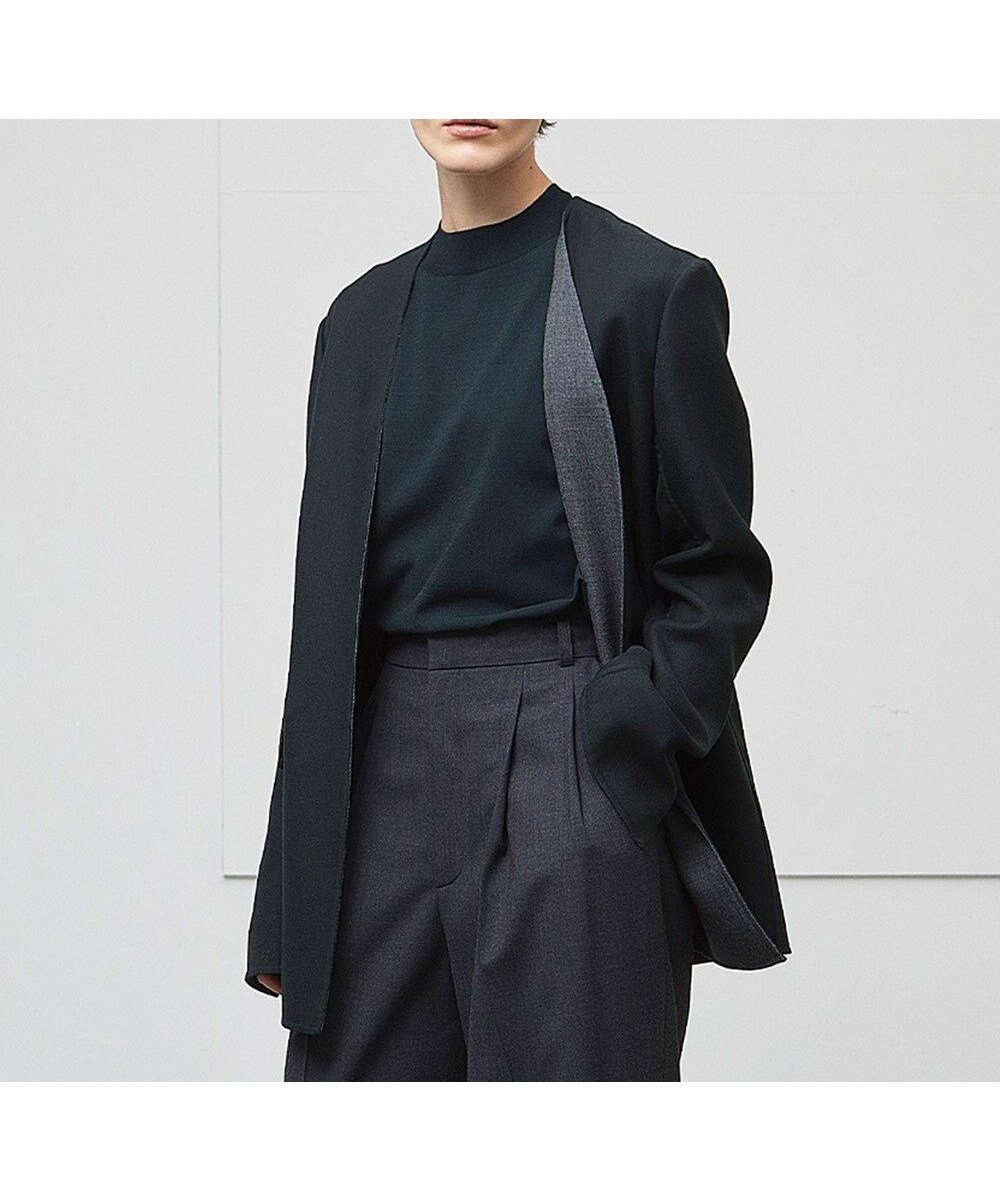 【ベイジ,/BEIGE,】の【VERY 11月号掲載】GRANET / ノーカラーリバージャケット インテリア・キッズ・メンズ・レディースファッション・服の通販 founy(ファニー) 　雑誌掲載アイテム　Magazine Picks & Fashion Features　ファッション雑誌　Fashion Magazines　ヴェリィ　VERY　ファッション　Fashion　レディースファッション　Fashion for Women　アウター　Coat / Outerwear Collection　レディースジャケット・軽アウター　Jackets　ノーカラージャケット / シンプル上品コーデ　Collarless Jackets　インナー　Innerwear　秋　Autumn　カーディガン　Cardigan, Knitwear　キュプラ　Cupro, Eco Fabric　11月号　November Issue　ショート　Short, Short Length　ジャケット　Jacket, Outerwear　セットアップ　Set-Up, Coordinated Outfit　雑誌　Magazine, Fashion Magazine　ダブル　Double, Double-Breasted　フロント　Front, Front Design　ベーシック　Basic, Essential　ロング　Long, Long-Length　A/W・秋冬　Autumn/Winter　おすすめ　Recommended / Our Picks　エレガント 上品　Elegant　ビジネス 仕事 通勤　Business / Work / Commuting　Green×Top|ID: prp329100004584501 ipo3291000000033685663