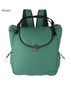 【ツモリチサト キャリー/tsumori chisato CARRY】のネコメタル リュック 手提げ ハンドバッグ 2way 人気、トレンドファッション・服の通販 founy(ファニー) ファッション Fashion レディースファッション Fashion for Women バッグ Bags シルバー Silver, Metallic Silver ネコ Cat, Feline Motif フィット Fit, Slim Fit ボンディング Bonding, Bonded Fabric ポケット Pocket, Pocket Detail メタル Metal, Metal Parts リュック Backpack, Rucksack 巾着 Drawstring Bag, Kinchaku thumbnail グリーン|ID: prp329100004584517 ipo3291000000034251717