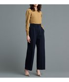 【アンクレイヴ/uncrave】の【防しわ・UVカット・洗濯機洗い可】バルキーツイル ワイドパンツ(サスペンダー付き)(uncrave STANDARD) ネイビー|ID: prp329100004584541 ipo3291000000032501886
