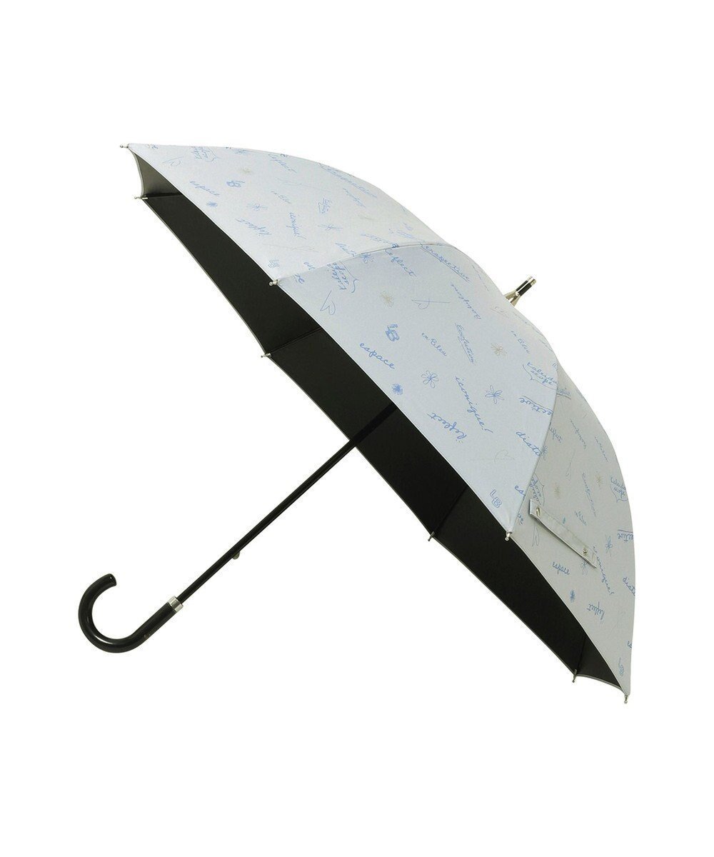 【ムーンバット/MOONBAT】の【一級遮光/晴雨兼用】LANVIN en Bleu (ランバン オン ブルー) 長傘 日傘 ラインドローイング 遮光 遮熱 UV インテリア・キッズ・メンズ・レディースファッション・服の通販 founy(ファニー) 　ファッション　Fashion　レディースファッション　Ladies' Fashion Online　傘 / レイングッズ　Umbrellas/Rainwear　傘　Umbrella　日傘　Parasol　ミックス　Mix　モチーフ　Motif　ライトグレー|ID: prp329100004584546 ipo3291000000032501932
