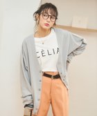 【ウィゴー/WEGO】の【ユニセックス着用ITEM/MLサイズ展開】ドロップショルダーカーディガン ライトグレー|ID: prp329100004584610 ipo3291000000032502543