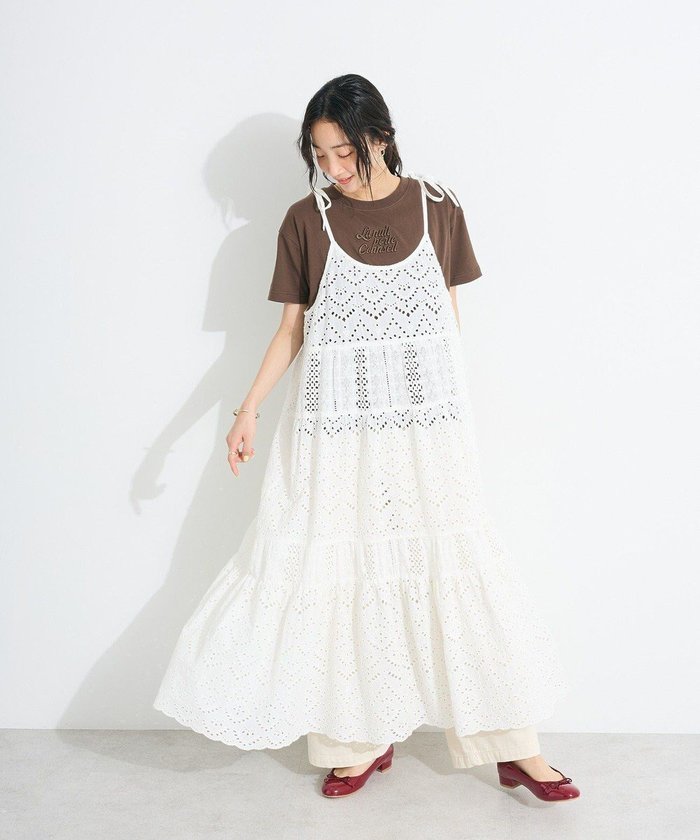 【クラフトスタンダードブティック/CRAFT STANDARD BOUTIQUE】のシフリー切り替えティアードキャミワンピース インテリア・キッズ・メンズ・レディースファッション・服の通販 founy(ファニー) https://founy.com/ ファッション Fashion レディースファッション Ladies' Fashion Online ワンピース Dress キャミワンピース No Sleeve Dresses インナー Inner 春 Spring キャミワンピース Cami Dress タンク Tank ティアード Tiered フレア Flare ベーシック Basic ポケット Pocket 無地 Plain Color リゾート Resort レース Race ロング Long S/S・春夏 Ss・Spring/Summer おすすめ Recommend 夏 Summer 2025年 2025 2025春夏・S/S Ss,Spring/Summer,2025 |ID: prp329100004584679 ipo3291000000032503308