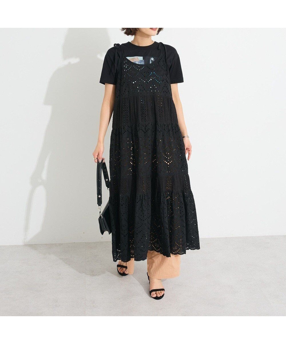 【クラフトスタンダードブティック/CRAFT STANDARD BOUTIQUE】のインド綿シフリー切り替えティアードキャミワンピース インテリア・キッズ・メンズ・レディースファッション・服の通販 founy(ファニー) ファッション Fashion レディースファッション Fashion for Women ワンピース Dresses キャミソールワンピース Camisole Dresses インド Indian Textile インナー Innerwear 春 Spring キャミワンピース Cami Dress, Slip Dress タンク Tank Top, Sleeveless Top ティアード Tiered, Tiered Style フレア Flare, Flared ベーシック Basic, Essential ポケット Pocket, Pocket Detail 無地 Plain, Solid Color リゾート Resort, Vacation Style レース Lace, Lace Fabric ロング Long, Long-Length S/S・春夏 SS, Spring/Summer, Warm Season おすすめ Recommended / Our Picks 夏 Summer 2025年 2025 2025春夏・S/S Spring/Summer 2025 SS25 Black|ID: prp329100004584679 ipo3291000000033656476